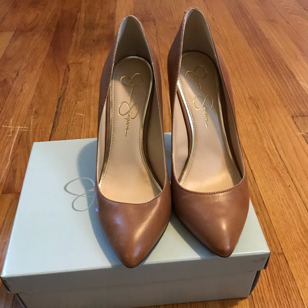 Brown Jessica Simpson heels